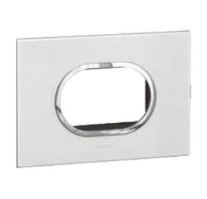 Legrand Arteor 3M Stainless Steel Cover Plate With Frame, 5759 16